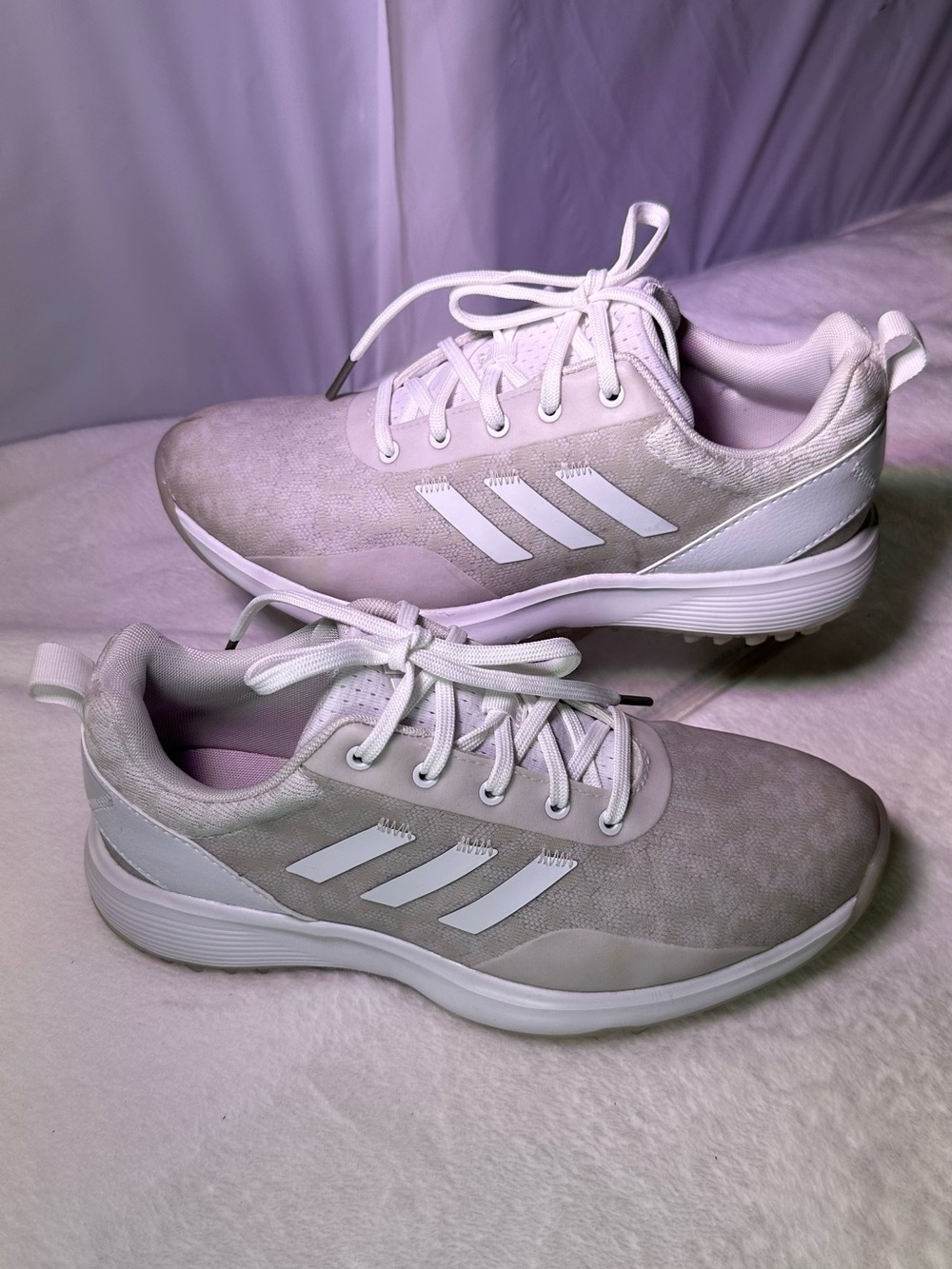 adidas Women's White Athletic Sneakers - Picture 2 of 10